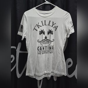 White Grunt Style T'Killya Cantina Graphic T-Shirt